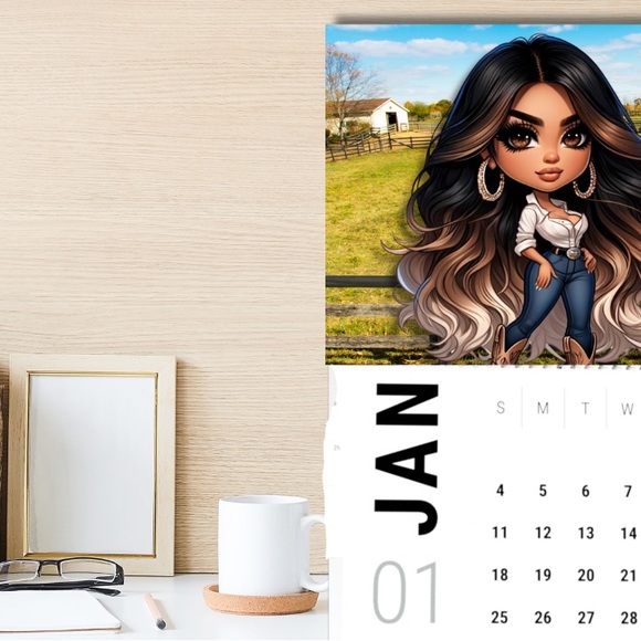 Cowgirl Cuties CutiePie Girls 2026 12 Month Calendar - Picture 5 of 11